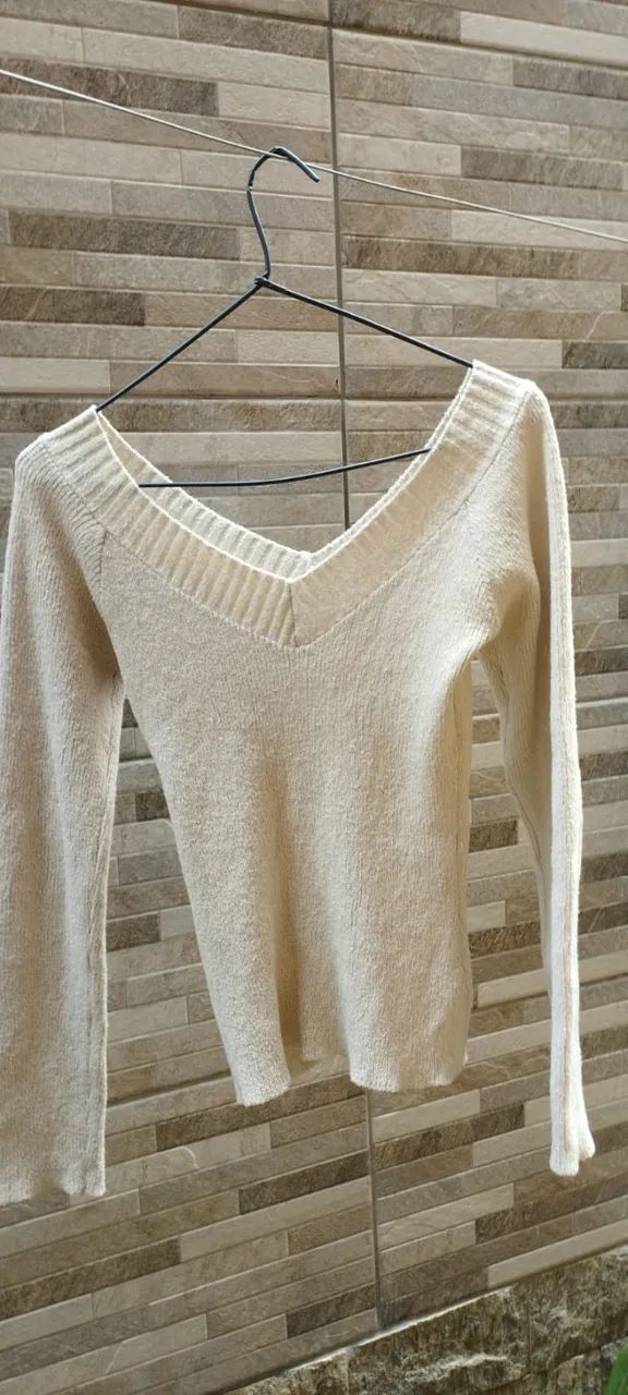 Blusa de lã feminina P/M - Foto 4