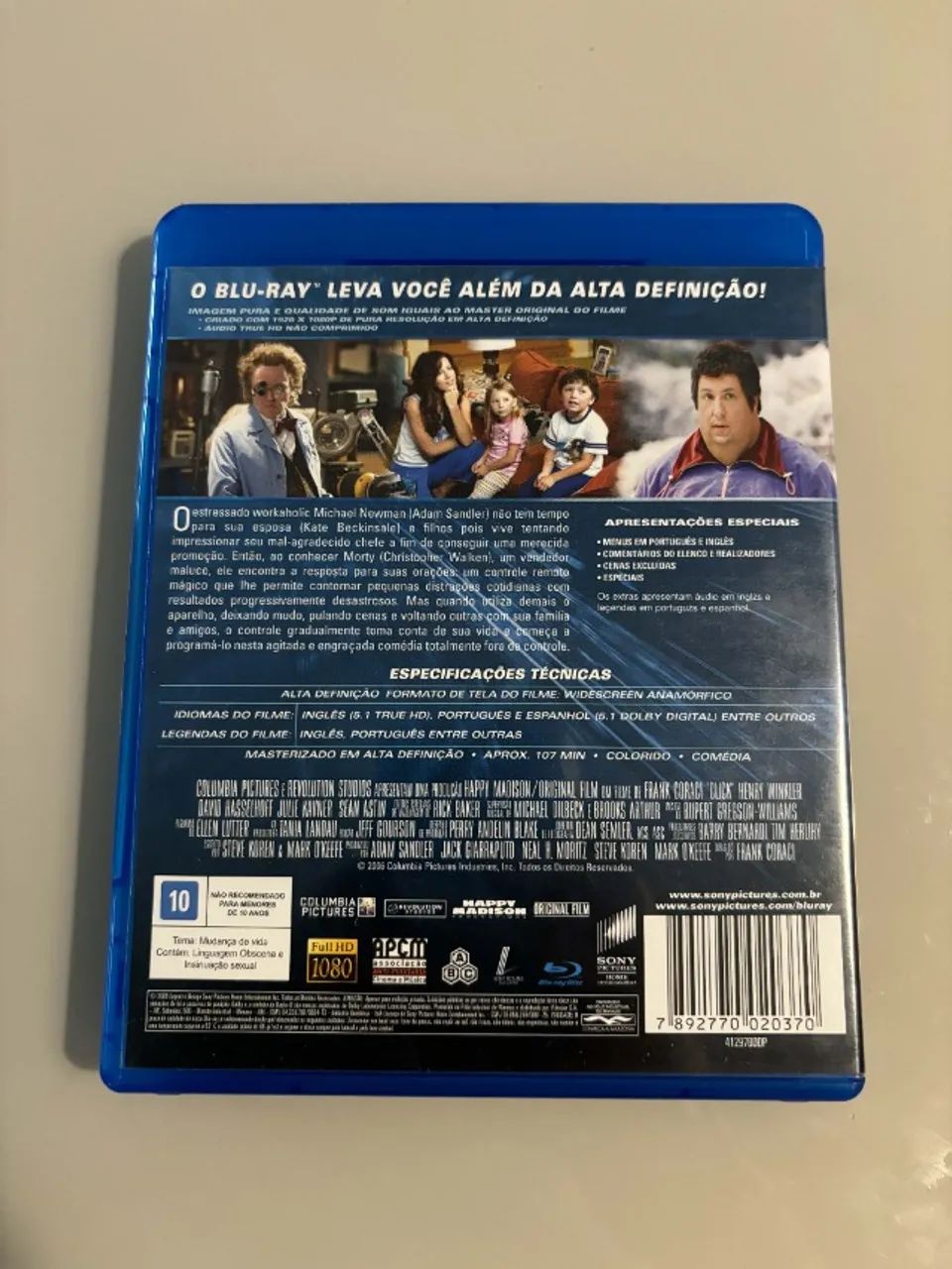 Blu-ray Click (Adam Sandler) - Original - Foto 2