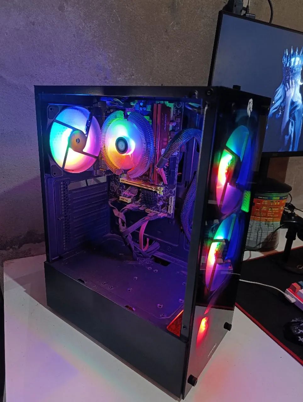 PC GAMER COMPLETO + TODOS OS PERIFÉRICOS  - Foto 4