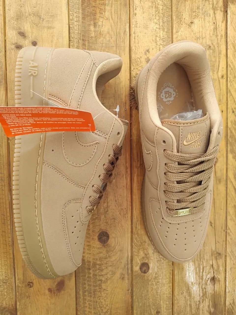 TÊNIS NIKE AIR MARROM NUMERAÇÃO 41  - Foto 3