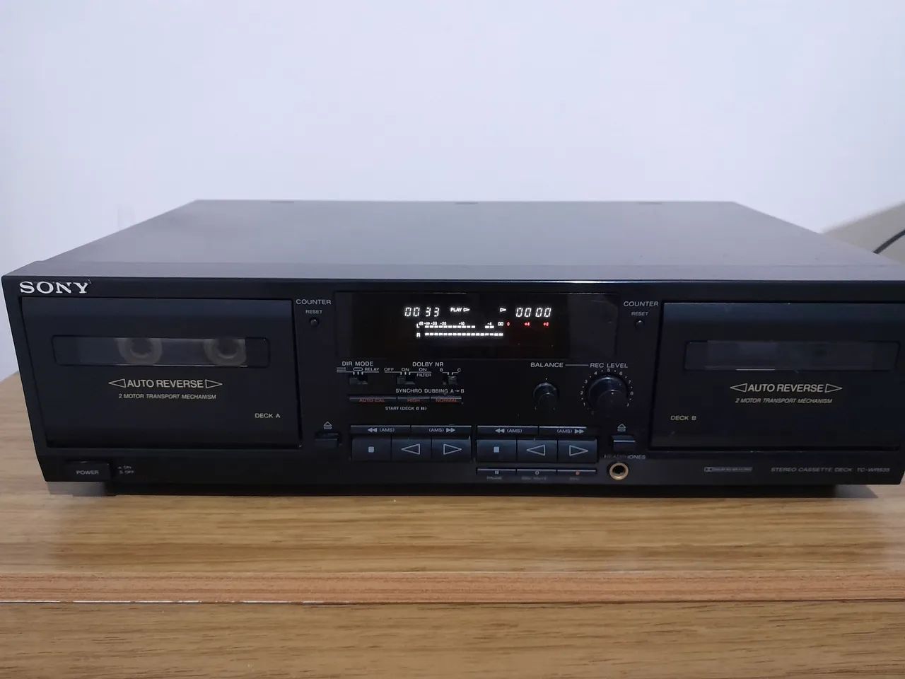 Tape Deck Sony tcwr535, perfeito estado! - Foto 3