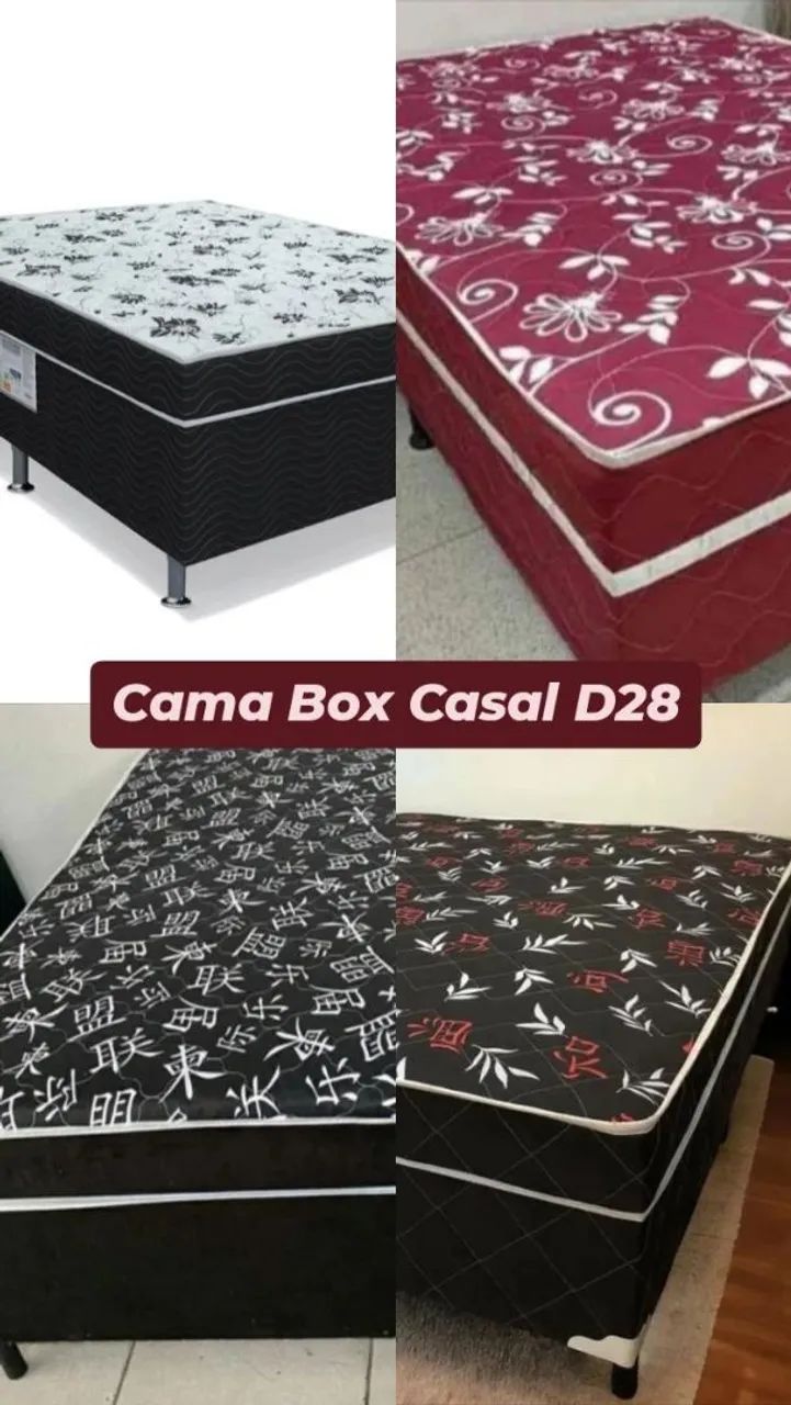 Cama box casal ou solteiro 