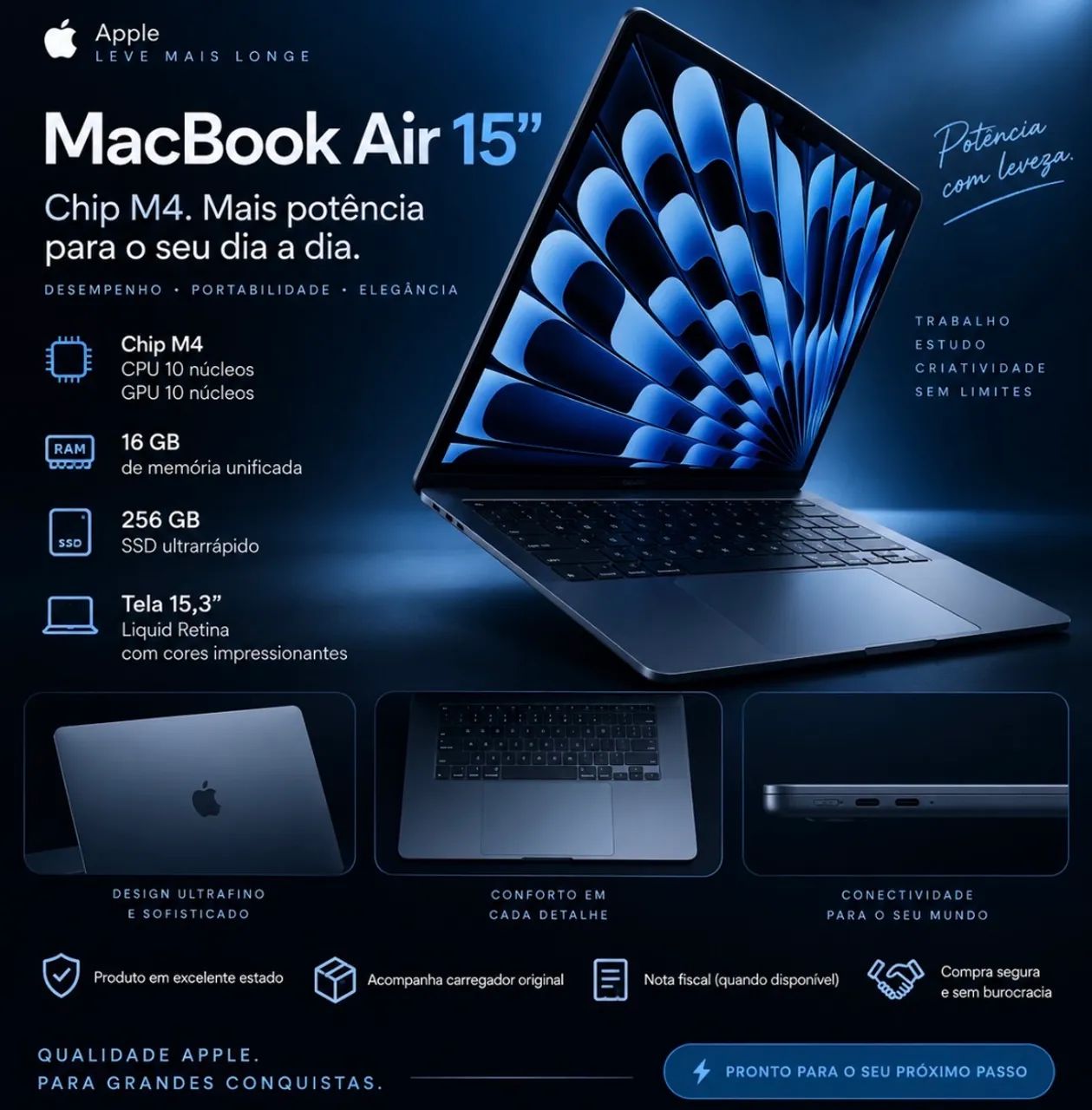 Mac book air 15 M4 - Foto 3