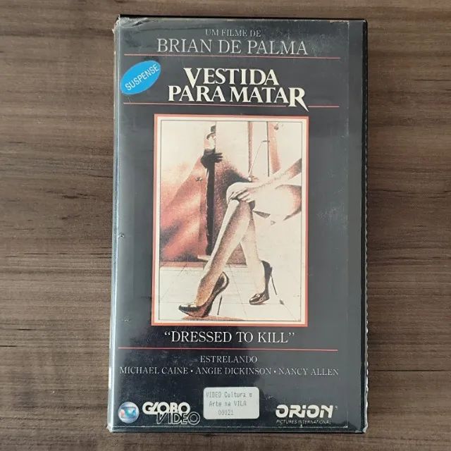 Fita VHS Vestida Para Matar (Legendado)