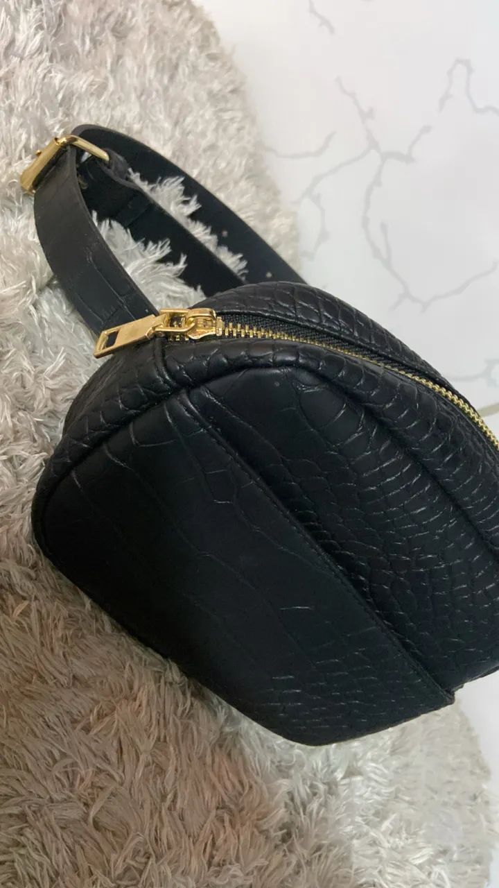 Pochete de couro PU com cinto removível  - Foto 3