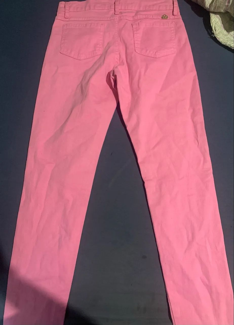 Calça jeans rosa NOVA  - Foto 3
