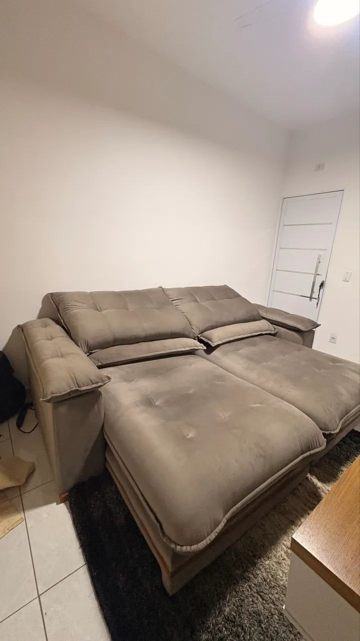 Sofá Retrátil e Reclinável 2,50 m - Estado de Novo - Foto 3