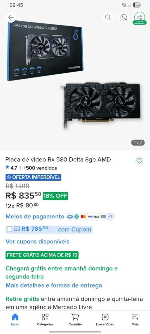 RX 580 4GB