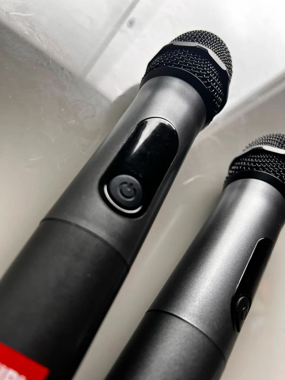 kit com 2 microfones sem fio  - Foto 3