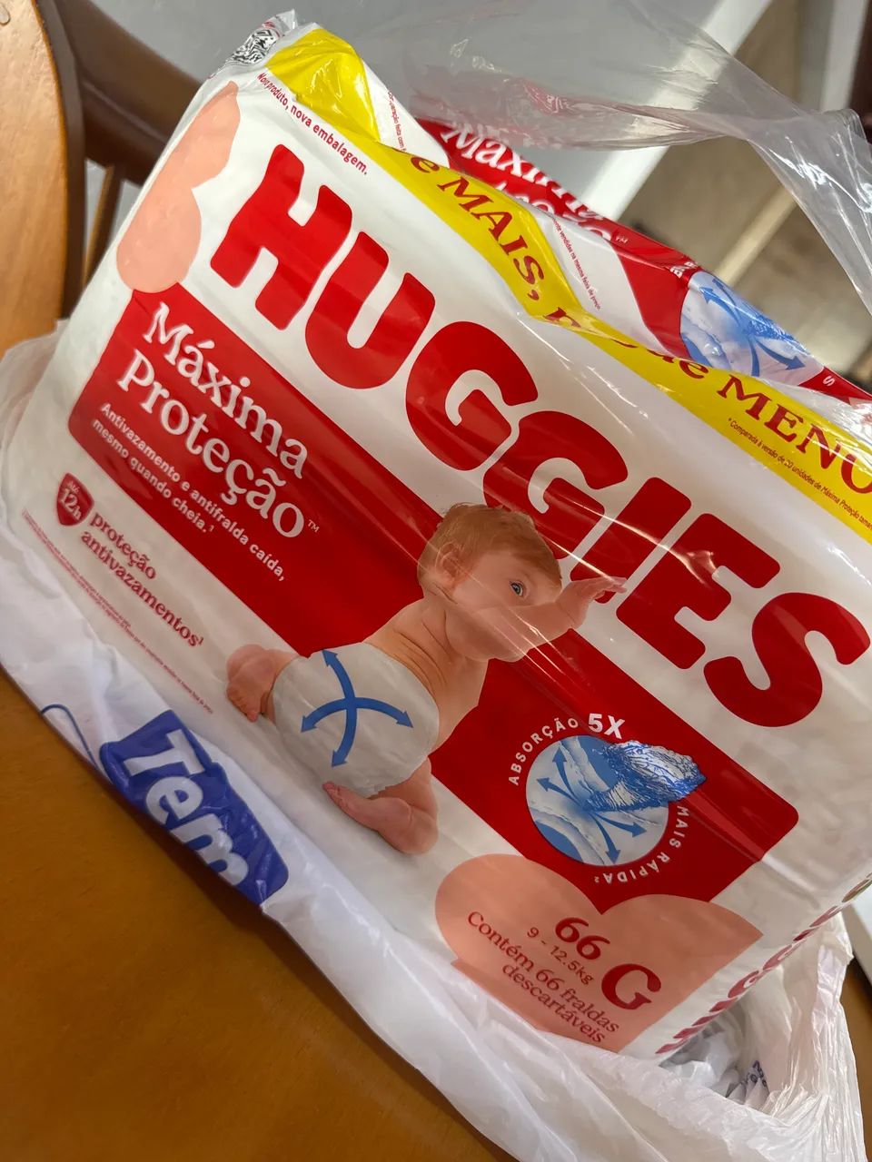 Kit 2 pacotes Fralda Huggies - Foto 2