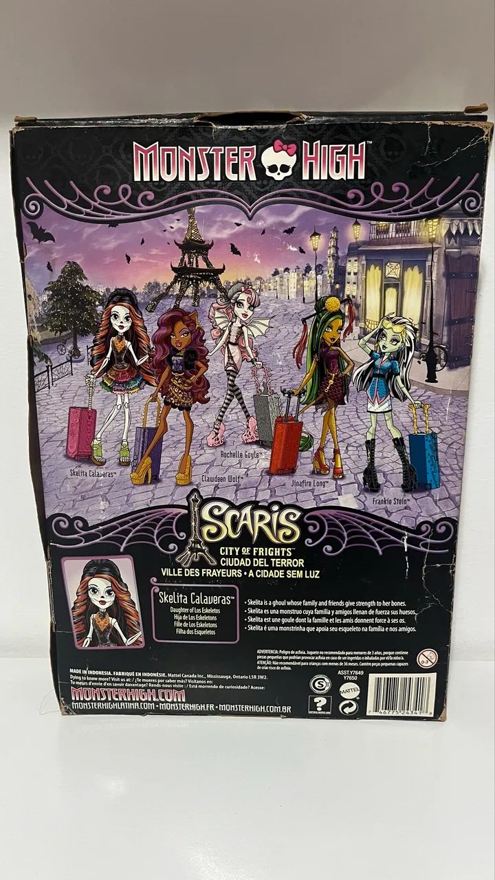 (RESERVADO) Monster High Skelita Calaveras Scaris G1 Completa na Caixa - Foto 2