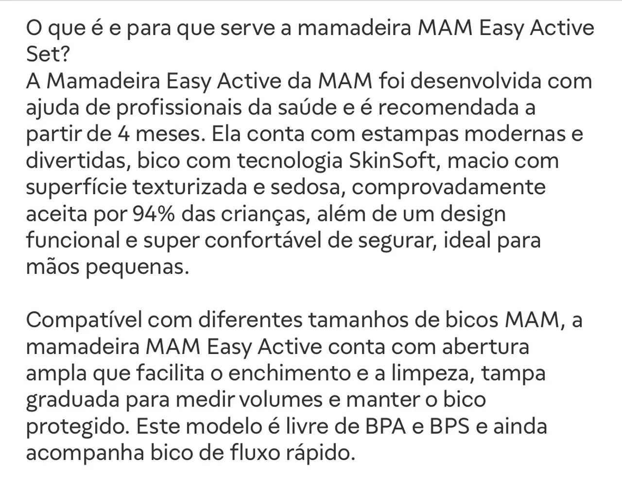 Mamadeira MAM - Foto 2