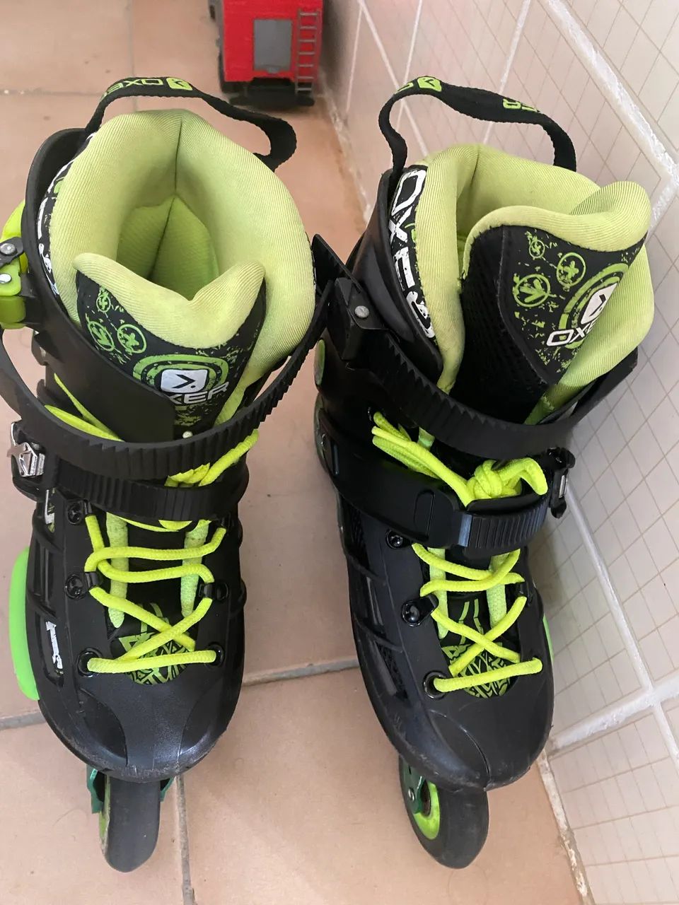 Título: Patins Oxer Freestyle V8 - Seminovo - Tam 36 - Base Alumínio - Foto 3