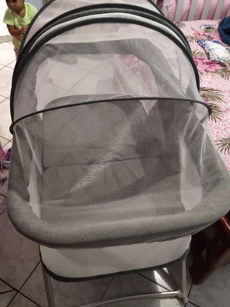 Berço Moisés Portátil com Balanço Maxy Baby - Foto 4