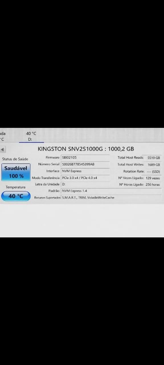 Ssd Kingston 1tb - Foto 2