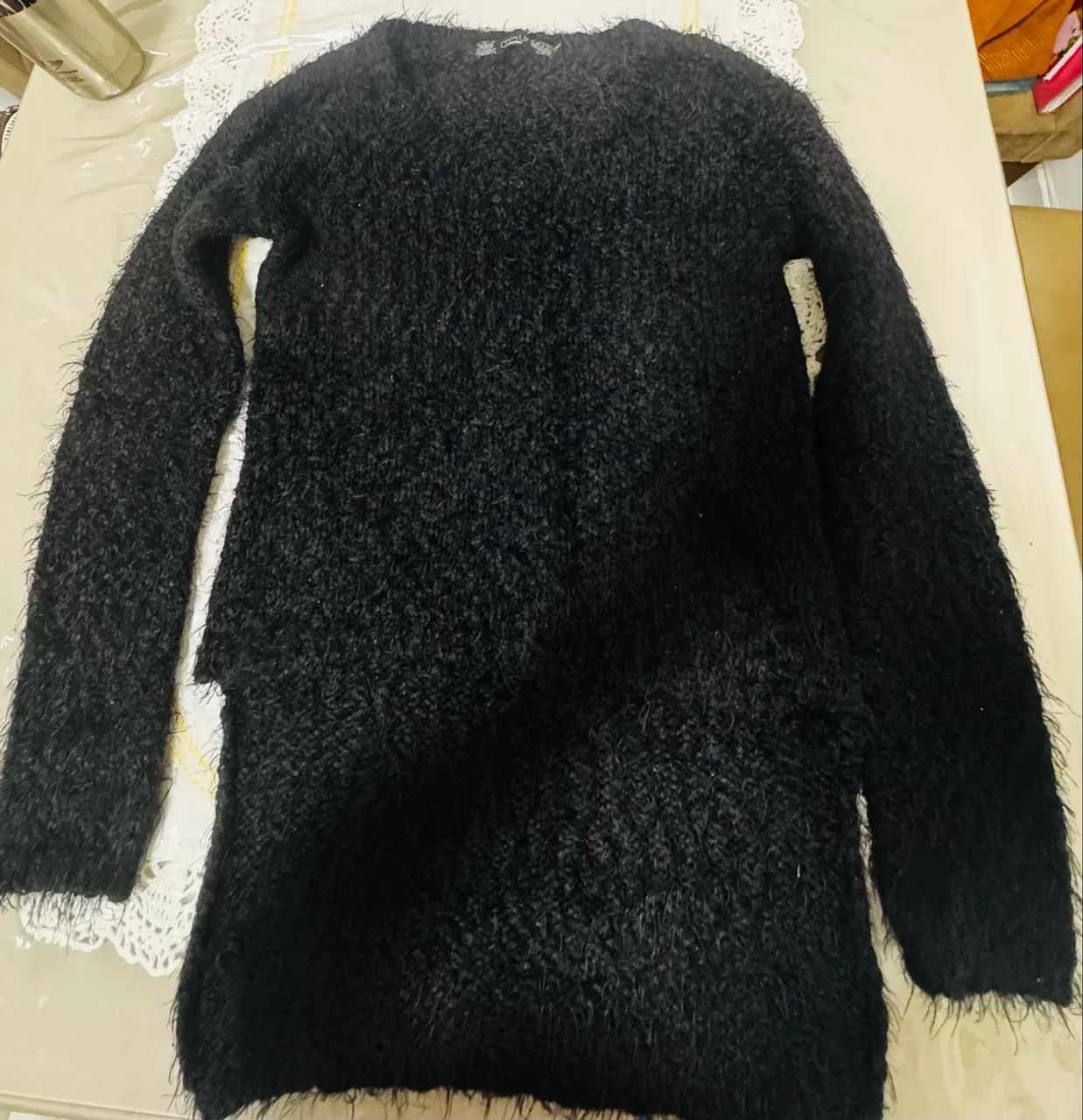 Vendo blusa de frio preta  - Foto 2