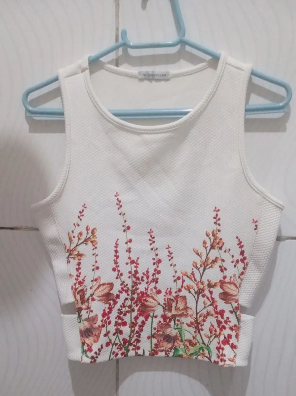 Blusa Cropped Damyller Feminino M  - Foto 4