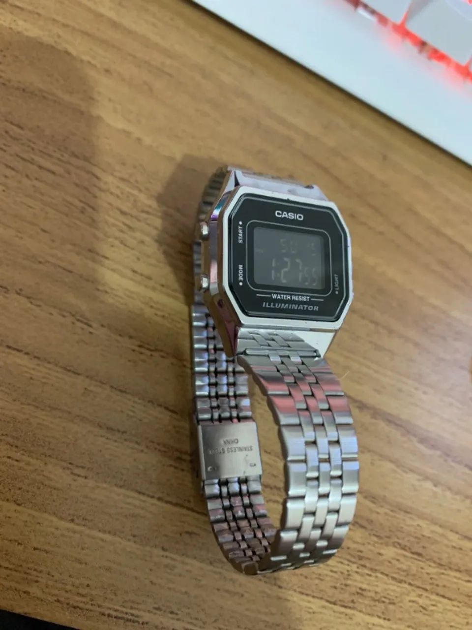 Relógio Casio Vintage La680W - Prata - Foto 4