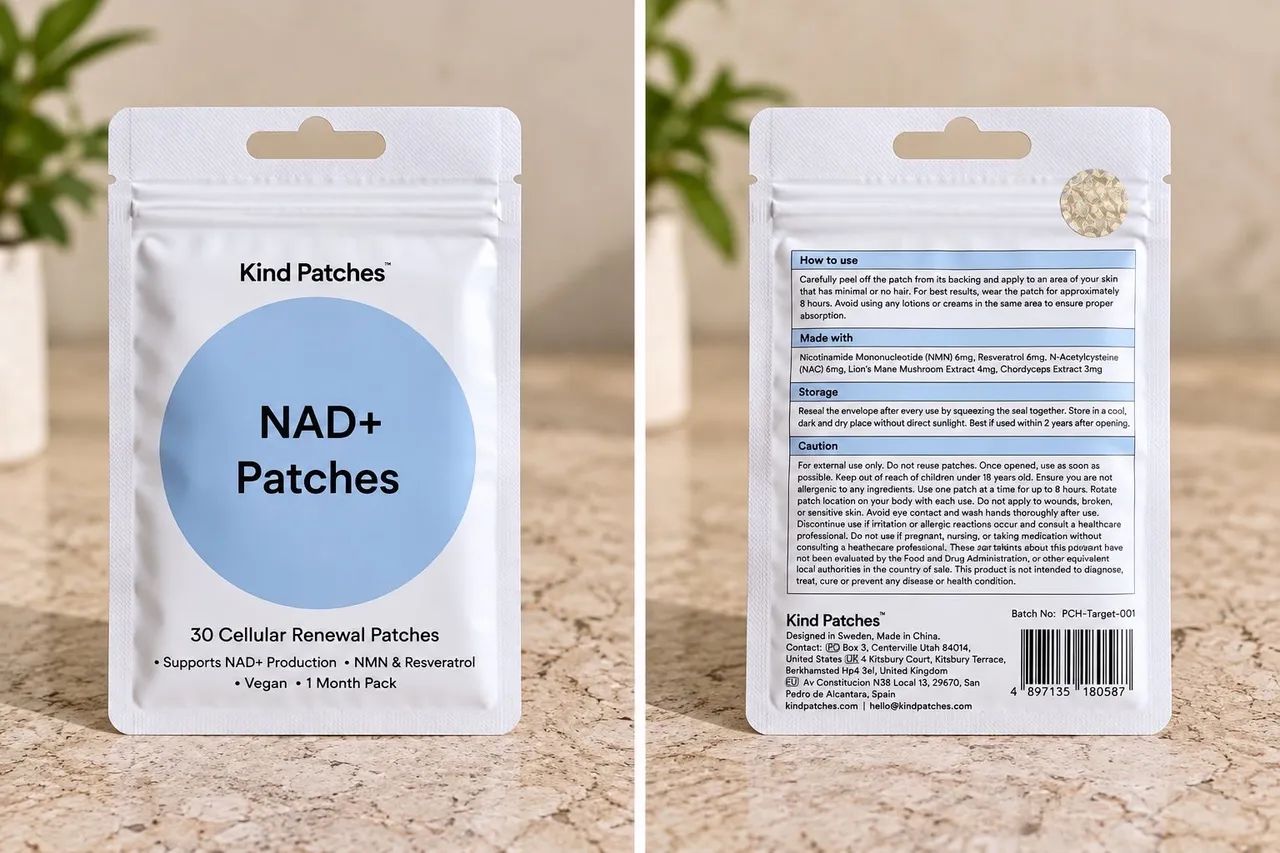 KIND PATCHES NAD+ | 30 PATCHES