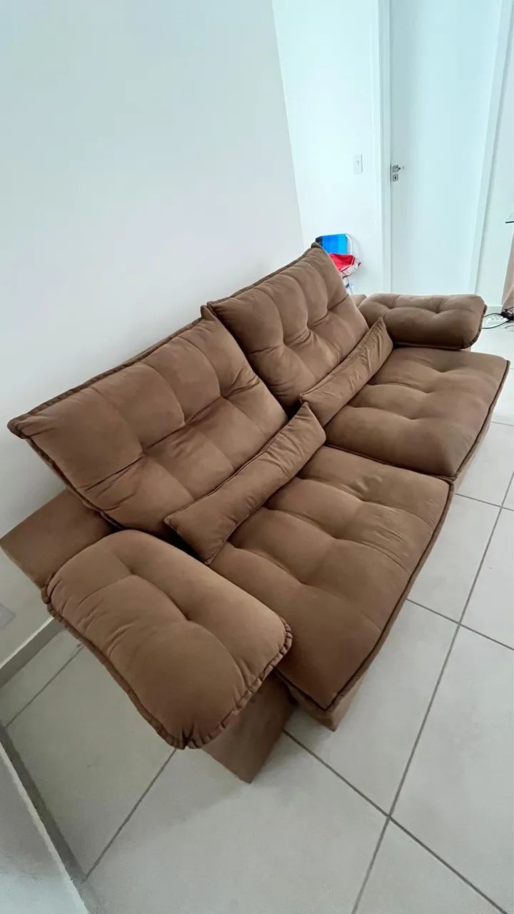 Sofá Retrátil Reclinável 3 lugares - Foto 4