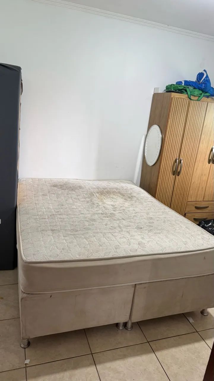 Cama Queem usada - Foto 2