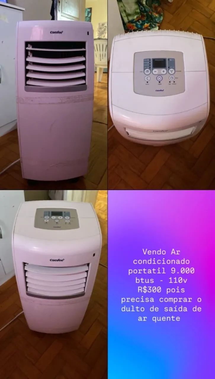 Ar condicionado portatil 9.000 btus 