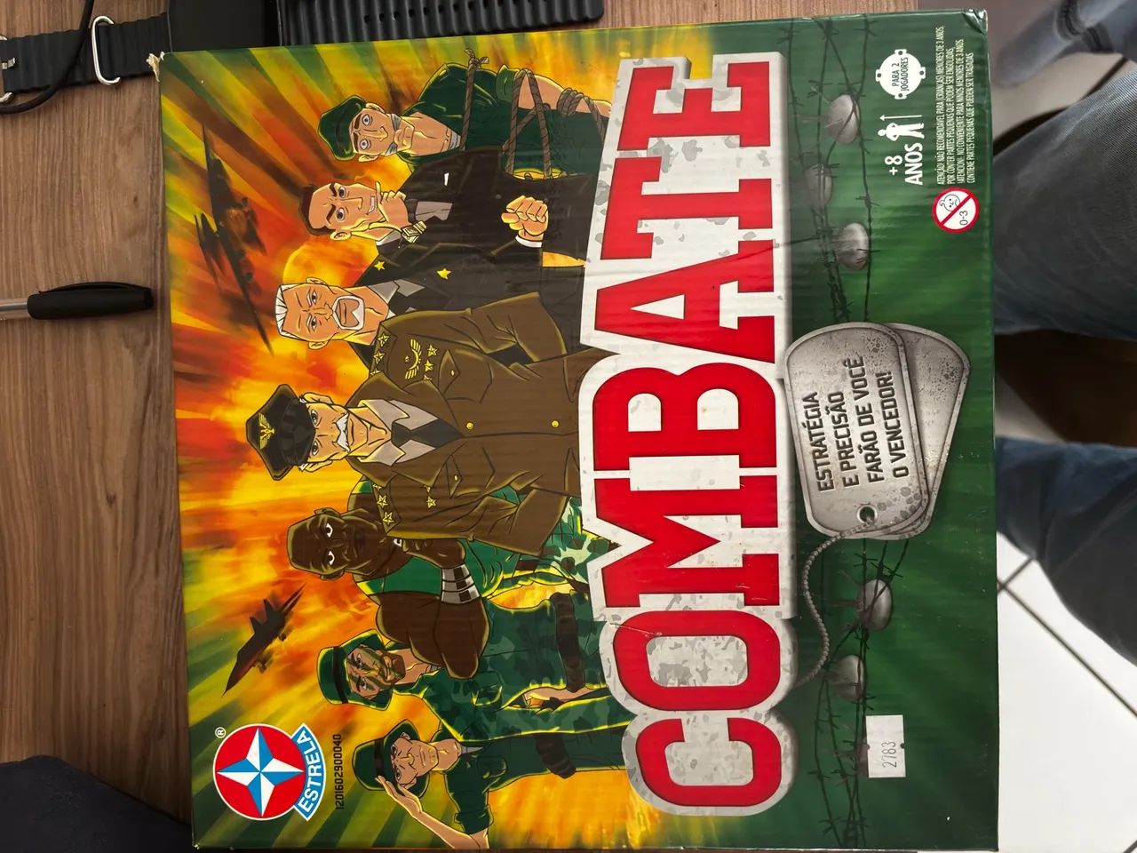 Jogo de tabuleiro Combate nunca usado 