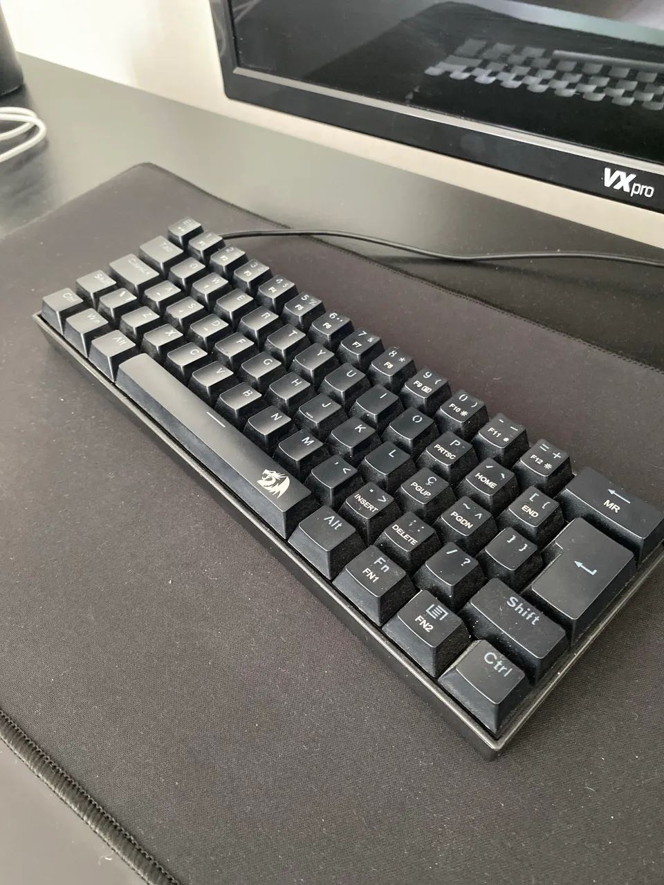 Teclado Redragon Lakshmi Rainbow Switch Brown