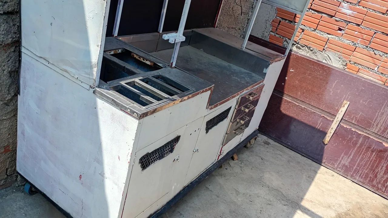 Carrinho de lanche,e uma chapa  - Foto 2