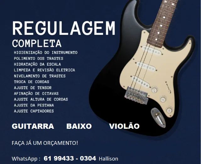 luthier guitarra violão  e contrabaixo