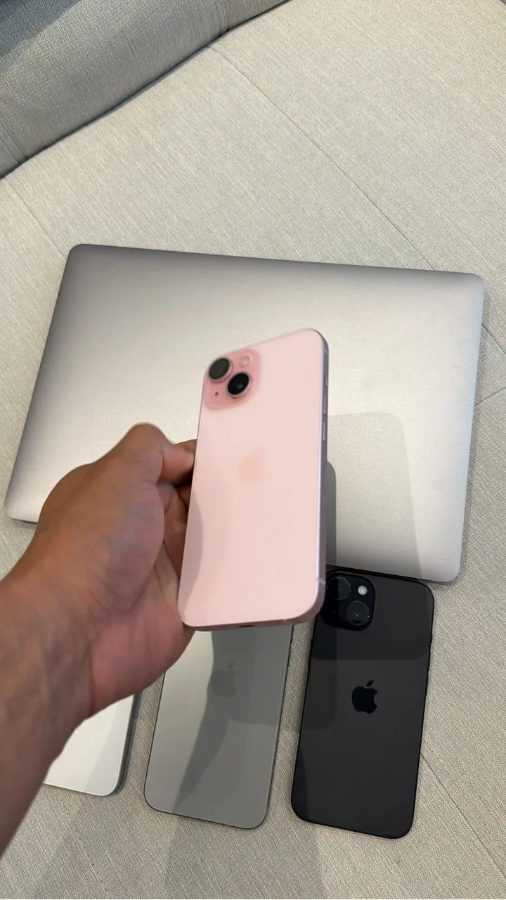 iPhone 15 128gb Rosa - Aceito Trocas - Foto 3