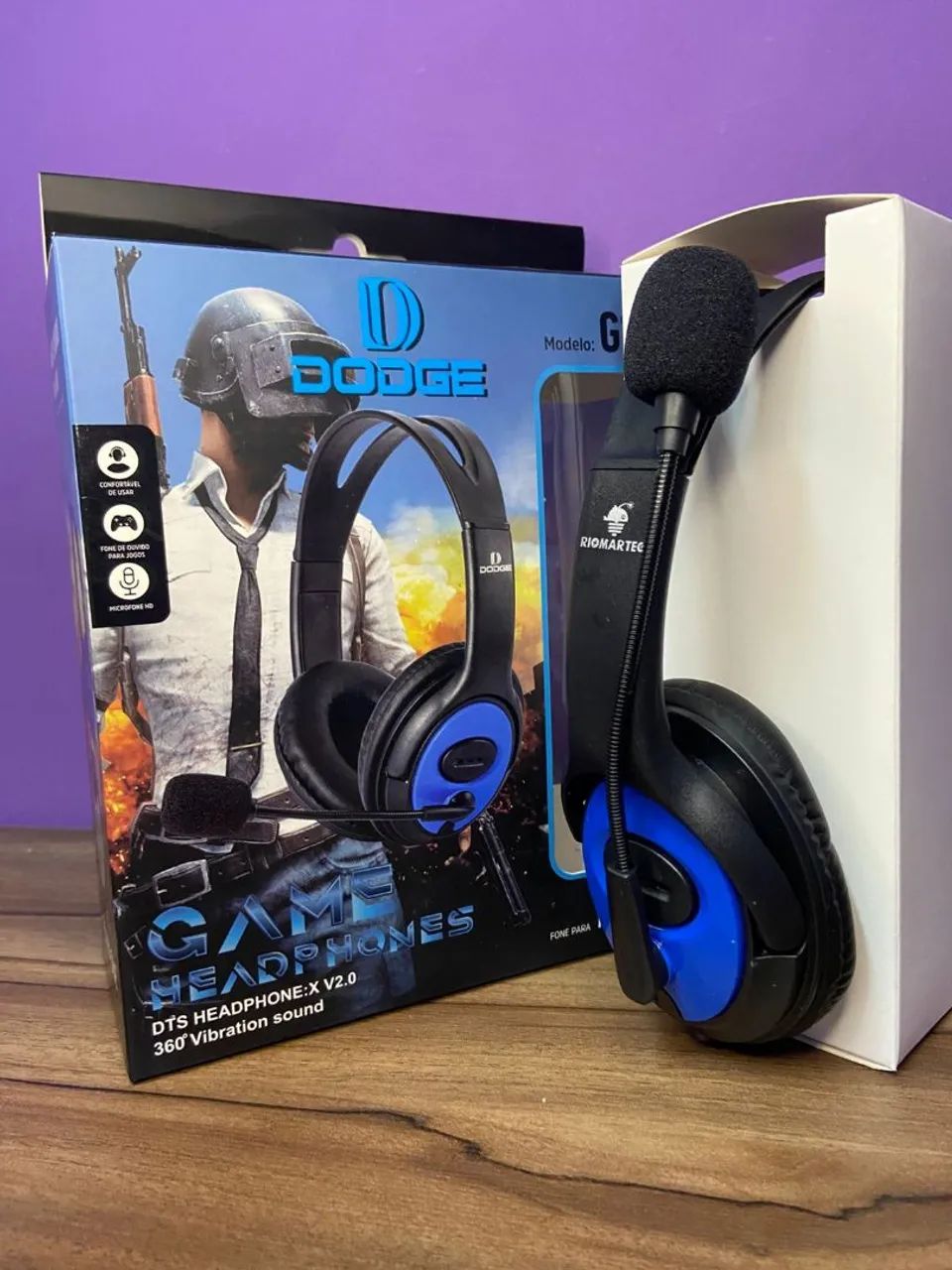 Headset Gamer com Fio RIOMARTEC G10 - Foto 2