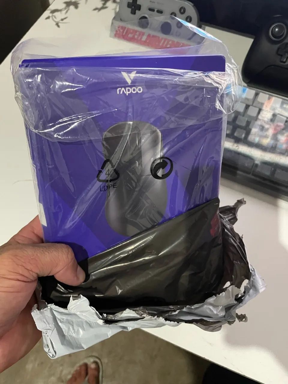Mouse Rappo VT3 + base de carregamento - Foto 5