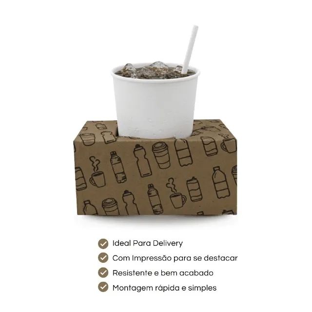 Porta-Copo para Delivery (100 und) - Foto 2
