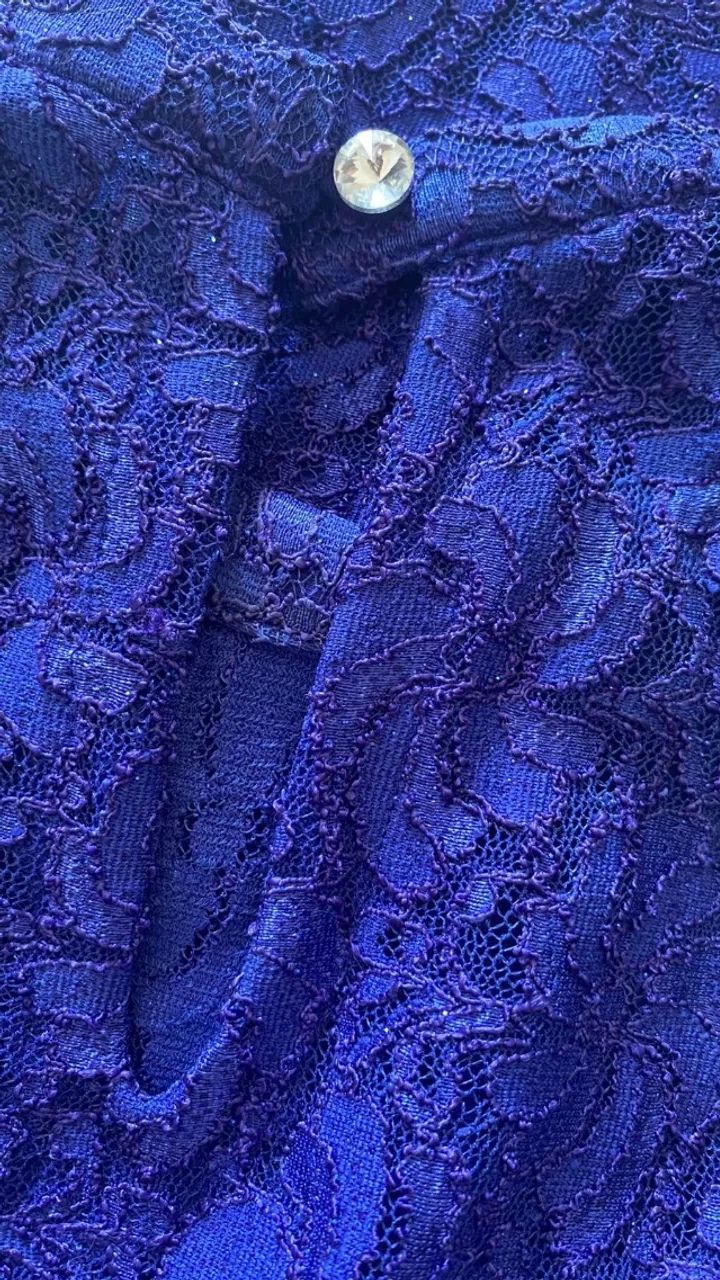 vestido longo festa azul g - Foto 5