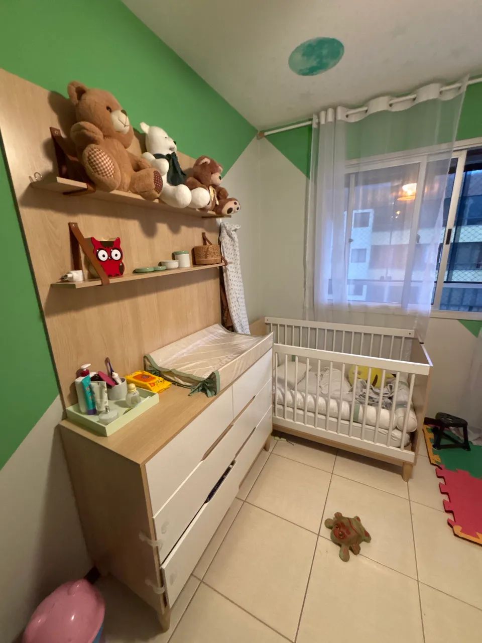 Kit berço, cômoda e armário  - Foto 4