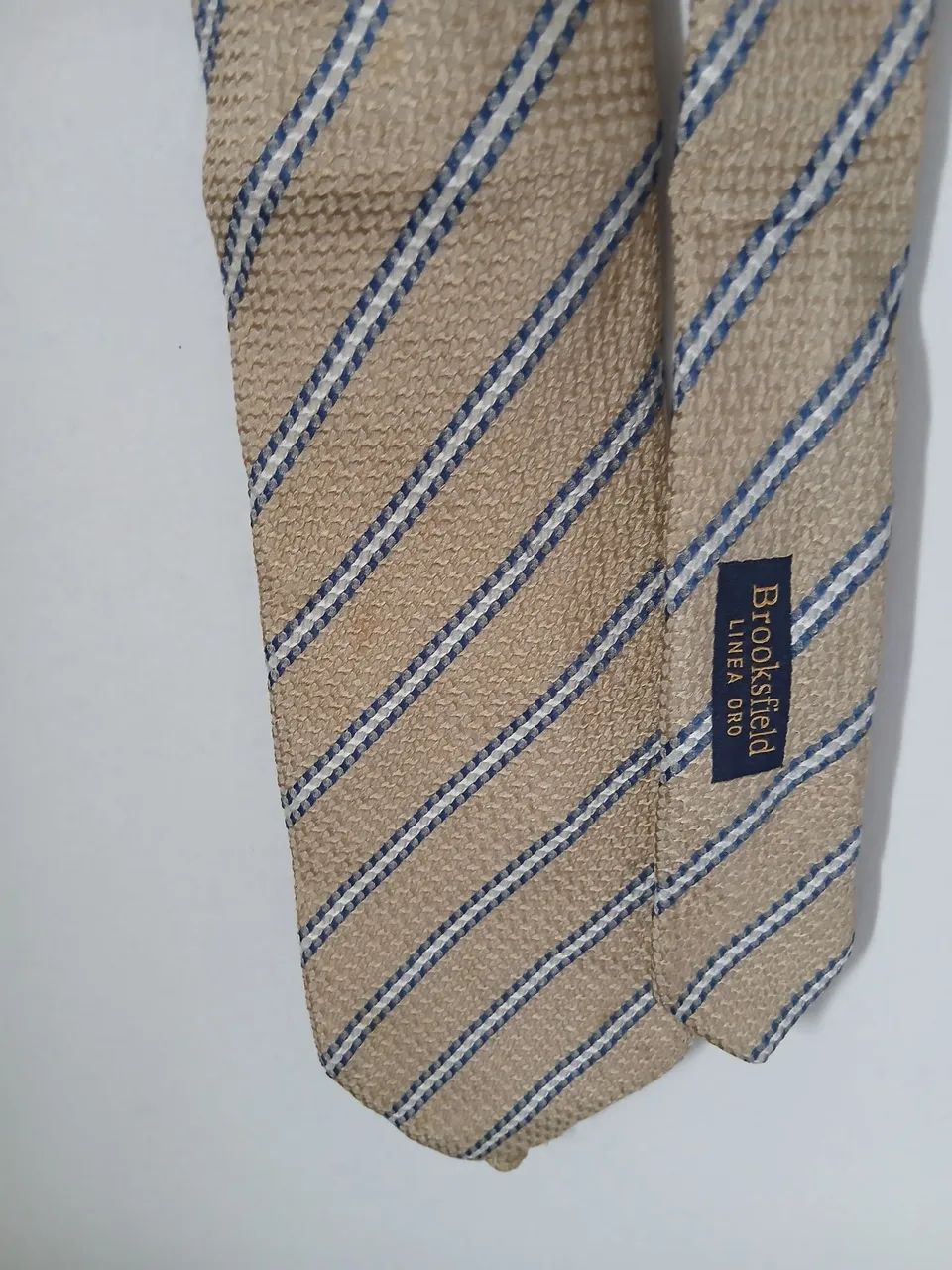 GRAVATA BROOKSFIELD LINEA ORO MADE IN ITALY 100% SEDA  - Foto 3