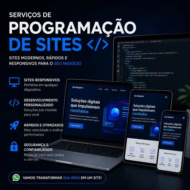 Desenvolvedor de sites para negócios/pessoais