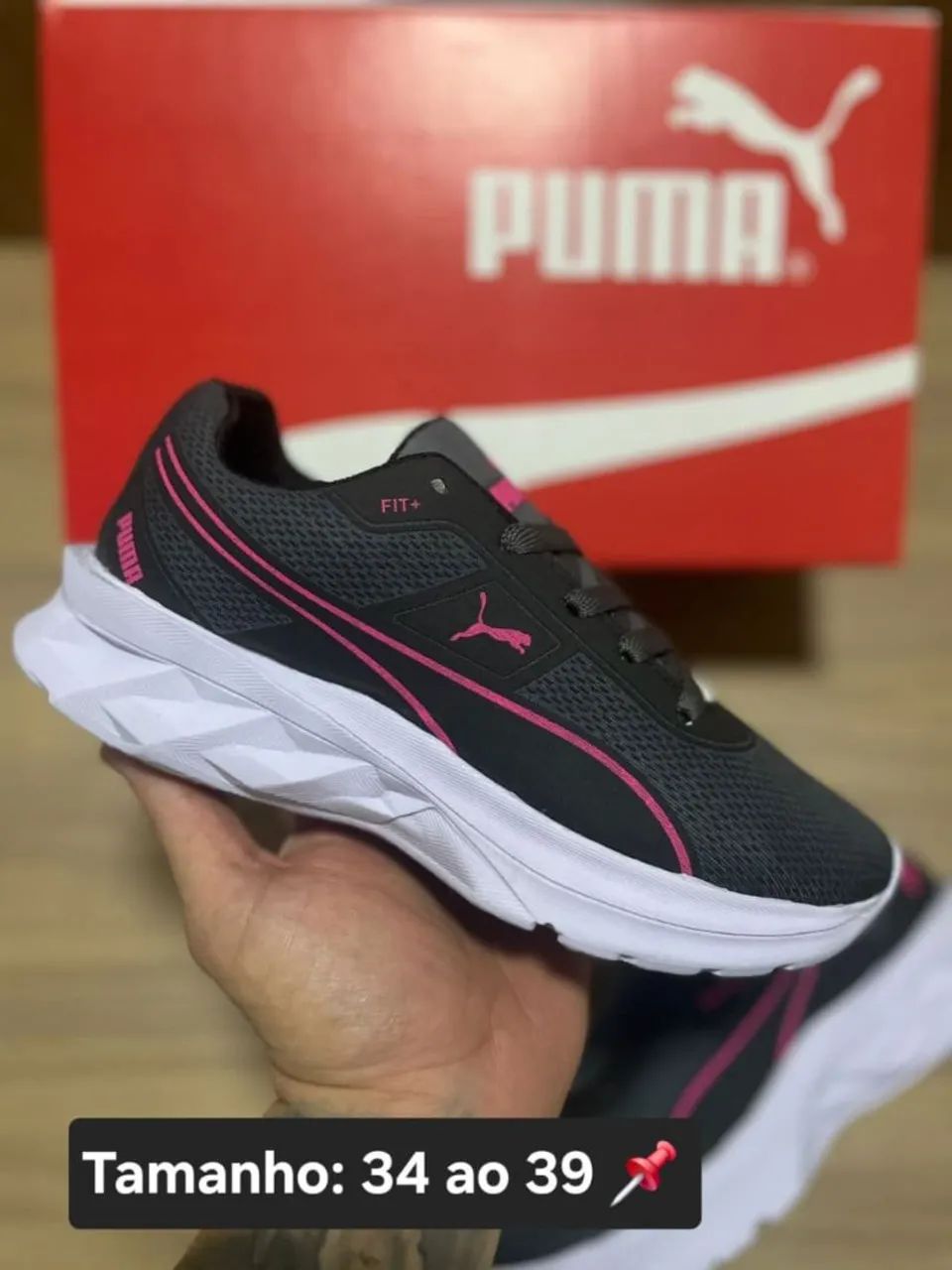 Tênis rosa