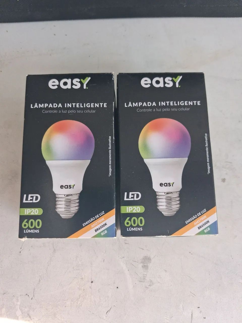Kit 2 lâmpada inteligente easy (Nova)