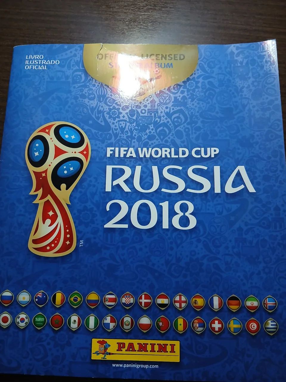 Albun de figurinhas copa da Russia