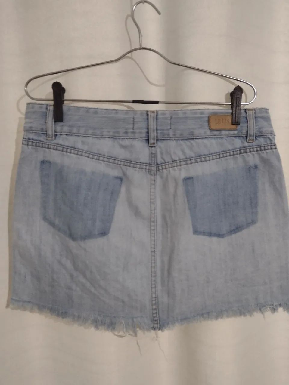 Saia jeans lelis blank - Foto 2