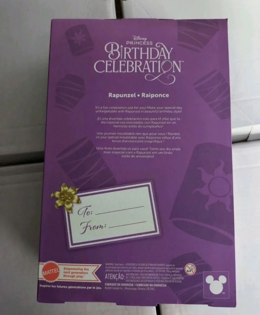 BONECA BARBIE RAPUNZEL ANIVERSÁRIO MATTEL ARTICULADA NOVA LACRADA  - Foto 3