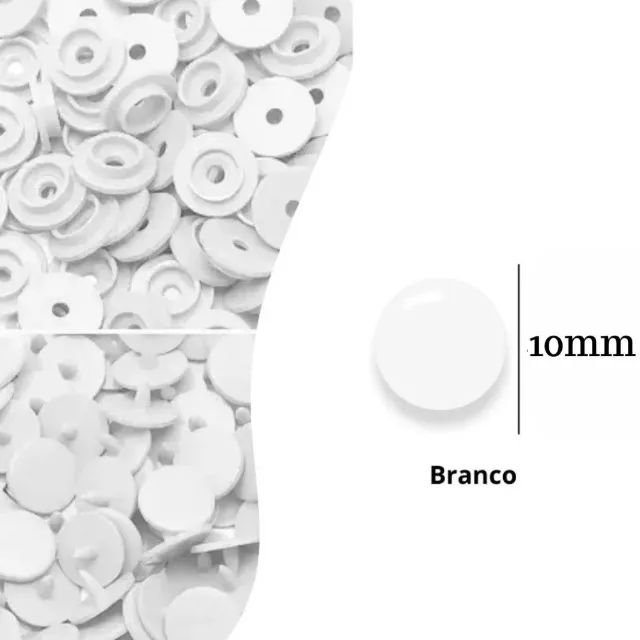 Botão de Pressão Ritas Plástico Nº 10 com 50 Unidades - Foto 2