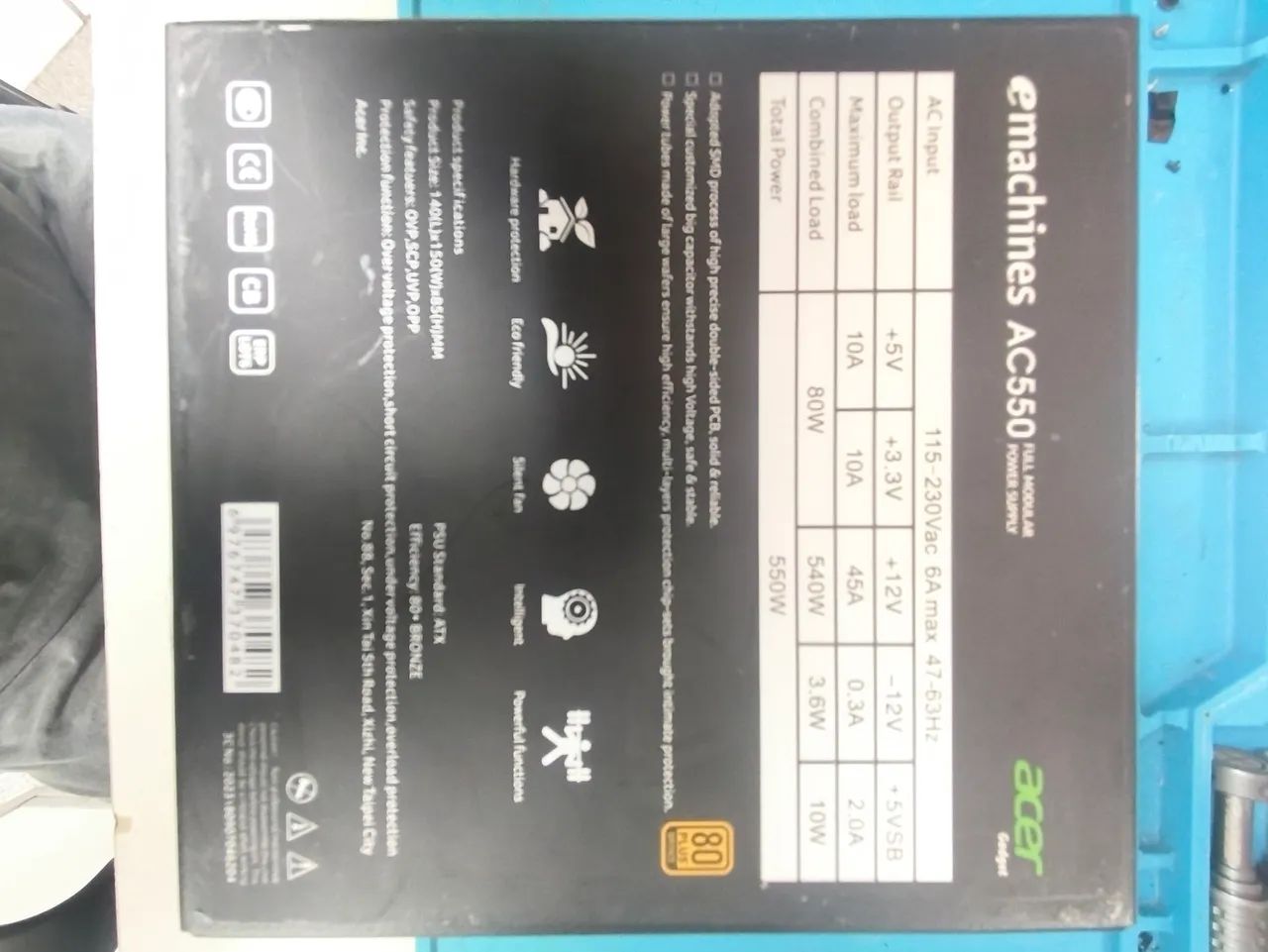 Fonte Acer emachines AC550 (VENDO OU TROCO) - Foto 2