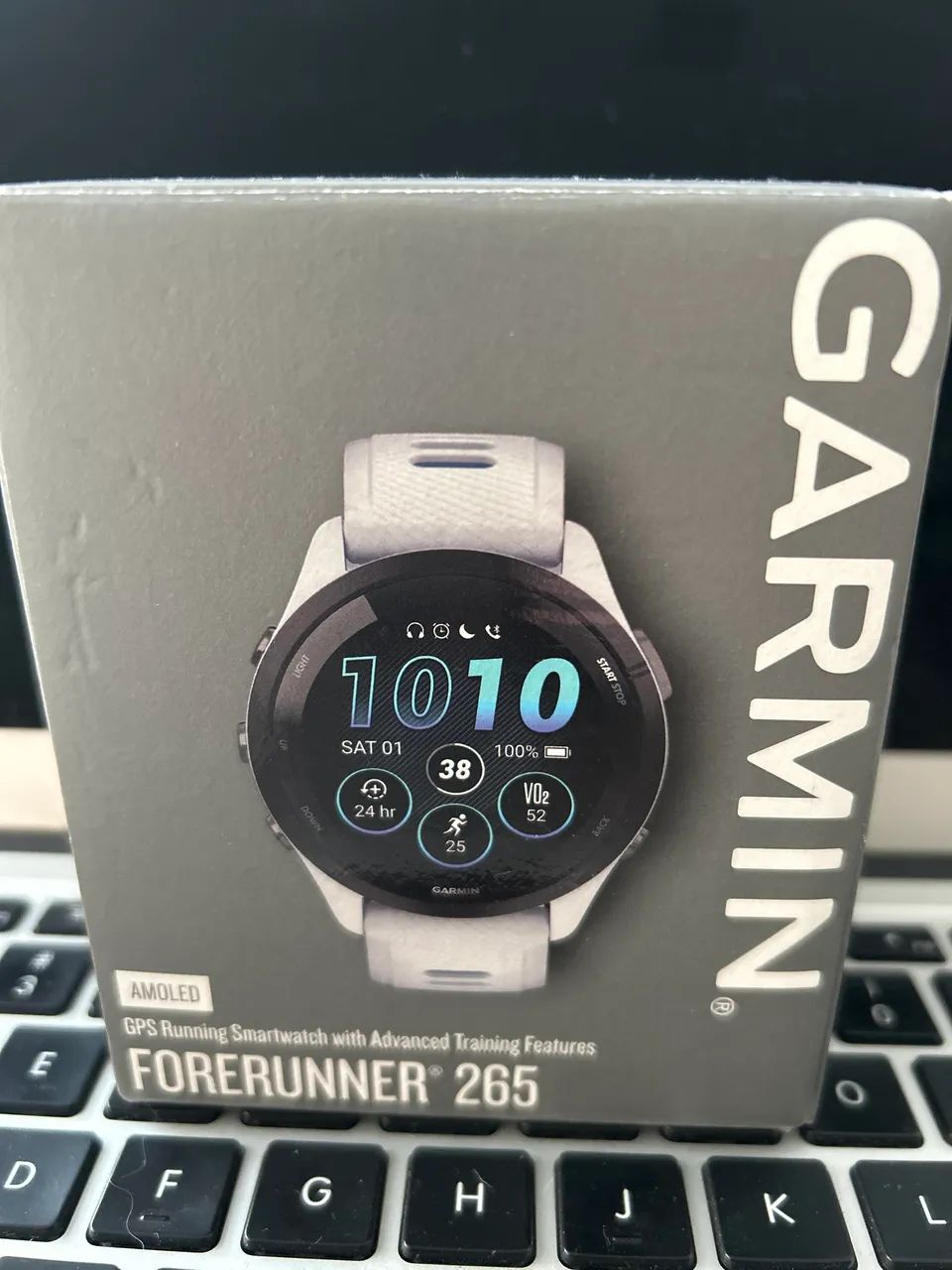 Garmin forerunner 265 branco amoled