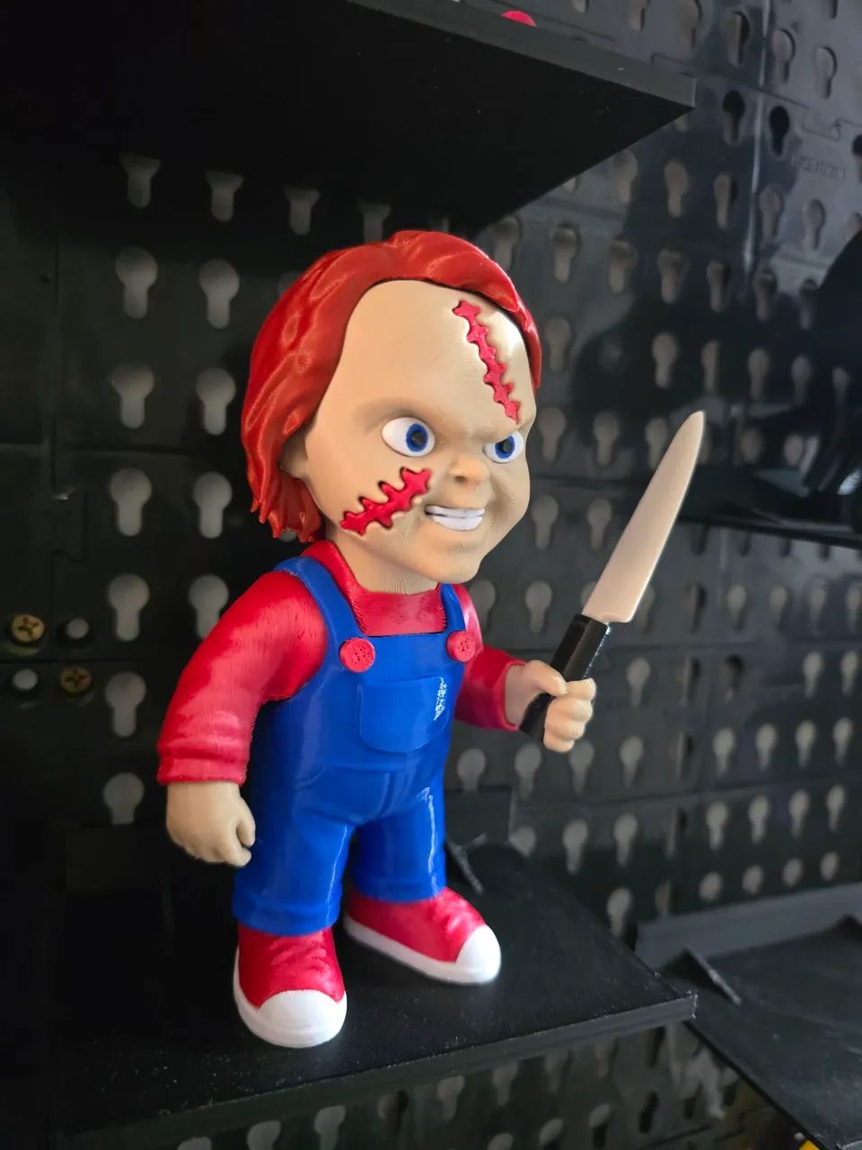 Boneco do Chucky feito na impressora  3d 15cm - Foto 2