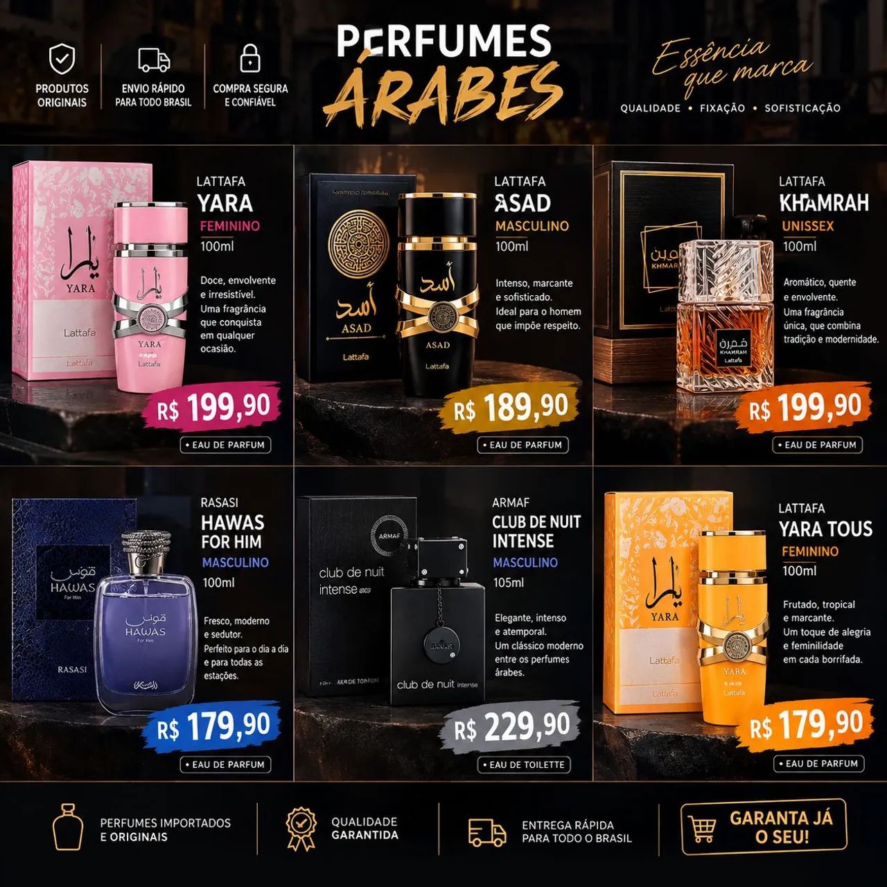 PERFUMES ÁRABES