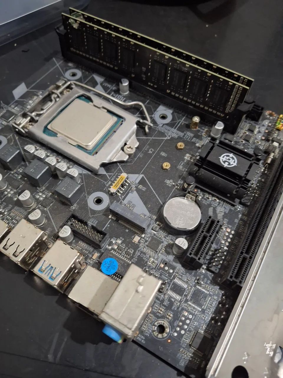 Kit placa mãe mini ITX, 16 GB de RAM e core i5 - Foto 2