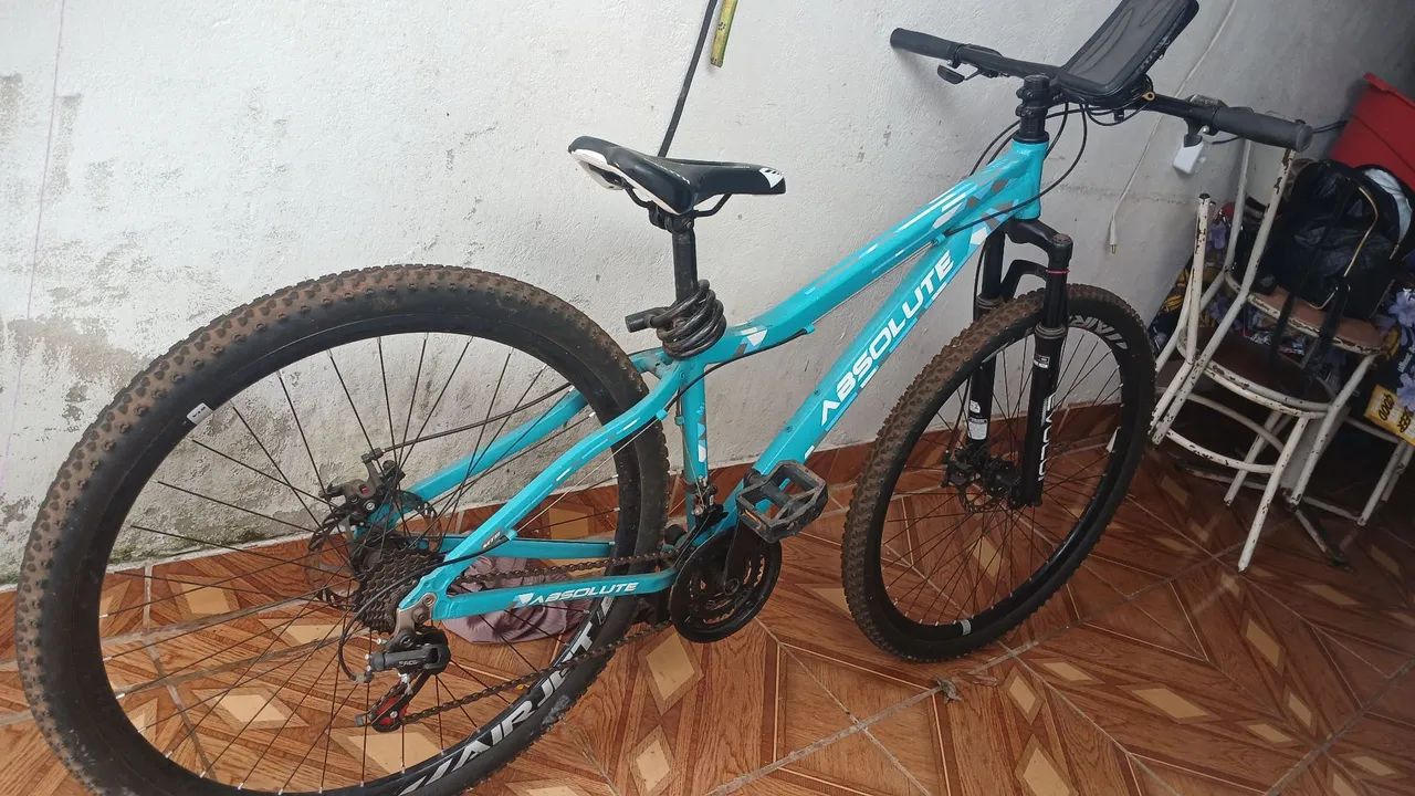 Vende-se bicicleta freio a disco de macha - Foto 3